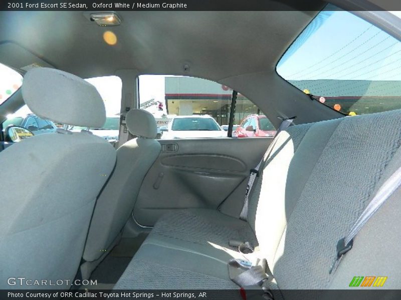 Oxford White / Medium Graphite 2001 Ford Escort SE Sedan