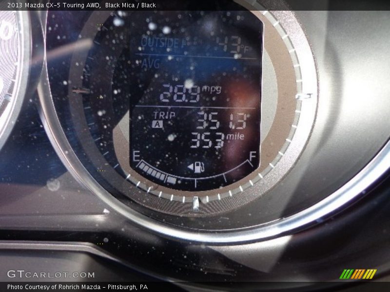 Black Mica / Black 2013 Mazda CX-5 Touring AWD