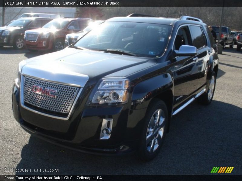 Carbon Black Metallic / Jet Black 2013 GMC Terrain Denali AWD