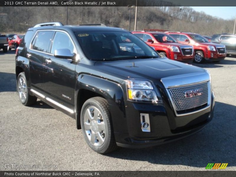 Carbon Black Metallic / Jet Black 2013 GMC Terrain Denali AWD