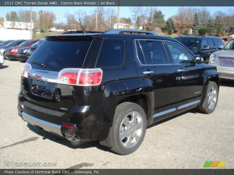 Carbon Black Metallic / Jet Black 2013 GMC Terrain Denali AWD