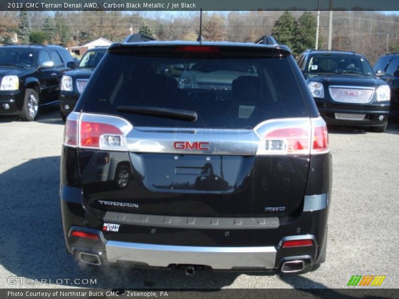Carbon Black Metallic / Jet Black 2013 GMC Terrain Denali AWD