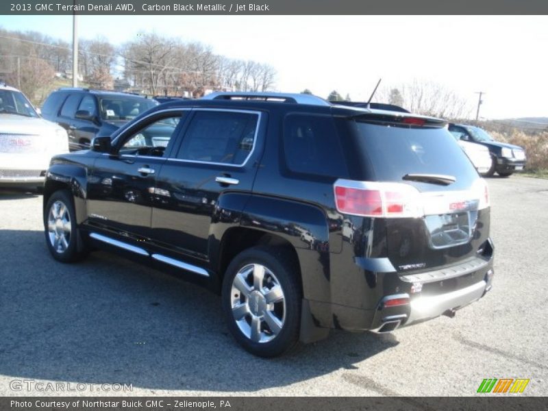 Carbon Black Metallic / Jet Black 2013 GMC Terrain Denali AWD