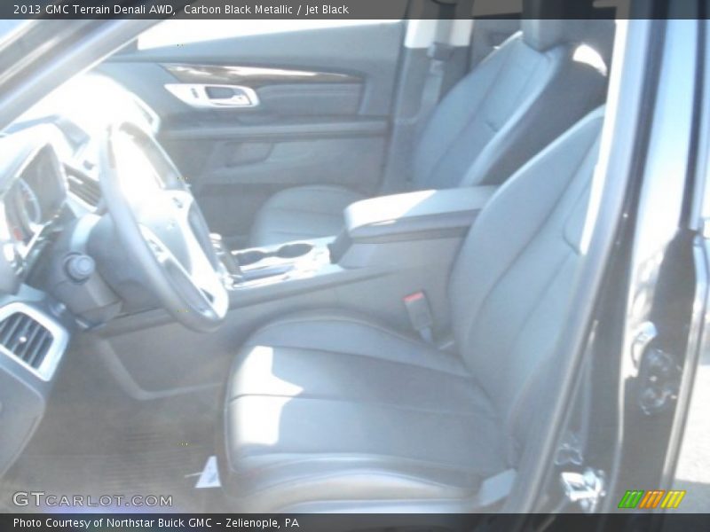 Carbon Black Metallic / Jet Black 2013 GMC Terrain Denali AWD