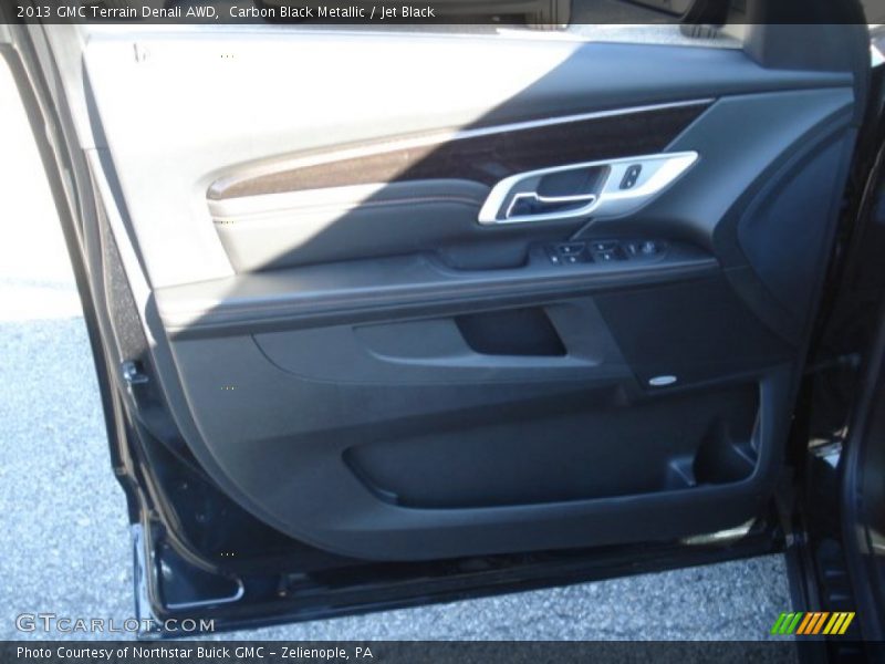 Carbon Black Metallic / Jet Black 2013 GMC Terrain Denali AWD