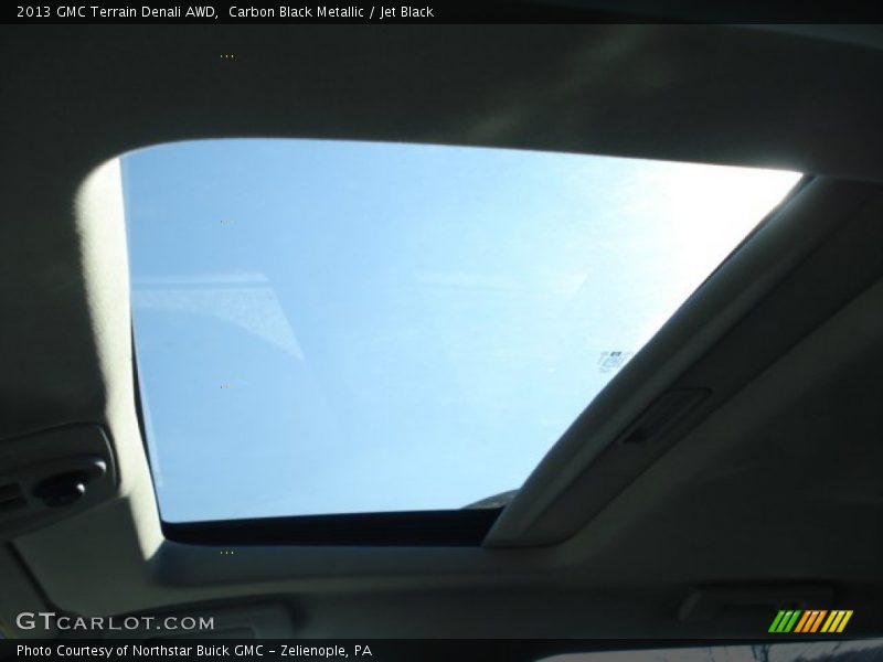 Carbon Black Metallic / Jet Black 2013 GMC Terrain Denali AWD