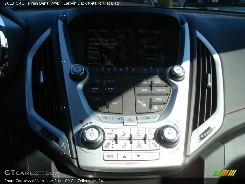 Carbon Black Metallic / Jet Black 2013 GMC Terrain Denali AWD