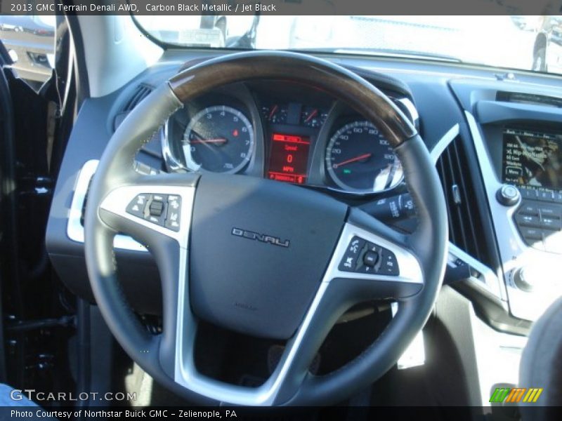 Carbon Black Metallic / Jet Black 2013 GMC Terrain Denali AWD