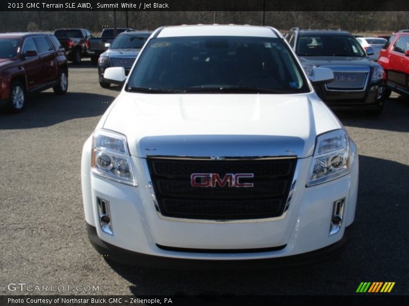 Summit White / Jet Black 2013 GMC Terrain SLE AWD