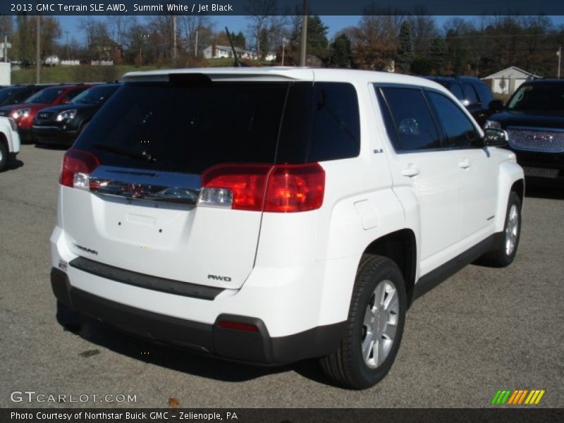 Summit White / Jet Black 2013 GMC Terrain SLE AWD