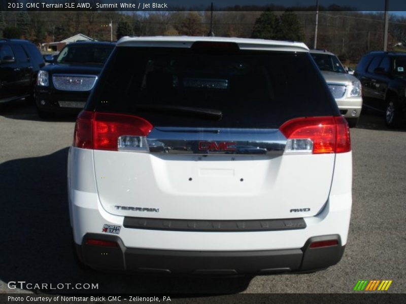 Summit White / Jet Black 2013 GMC Terrain SLE AWD