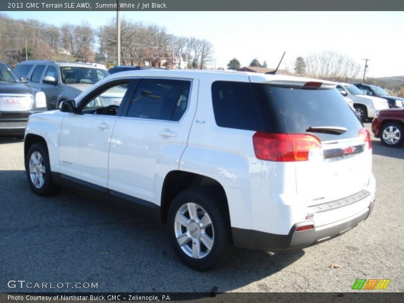 Summit White / Jet Black 2013 GMC Terrain SLE AWD