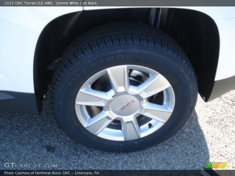 Summit White / Jet Black 2013 GMC Terrain SLE AWD