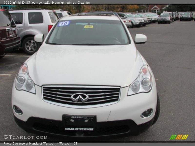 Moonlight White / Graphite 2010 Infiniti EX 35 Journey AWD
