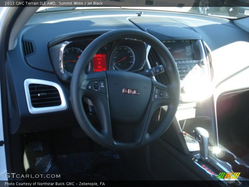 Summit White / Jet Black 2013 GMC Terrain SLE AWD