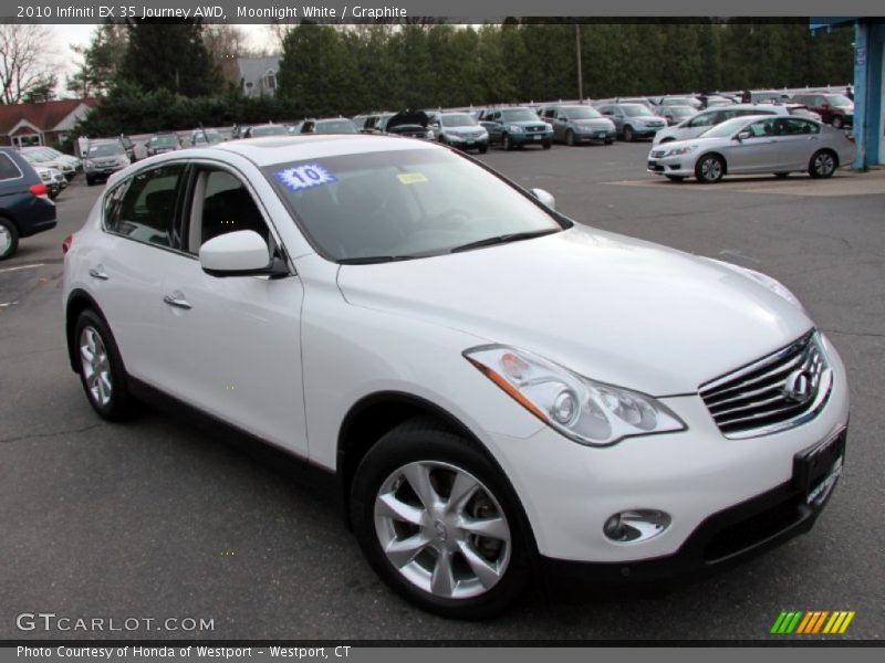 Moonlight White / Graphite 2010 Infiniti EX 35 Journey AWD