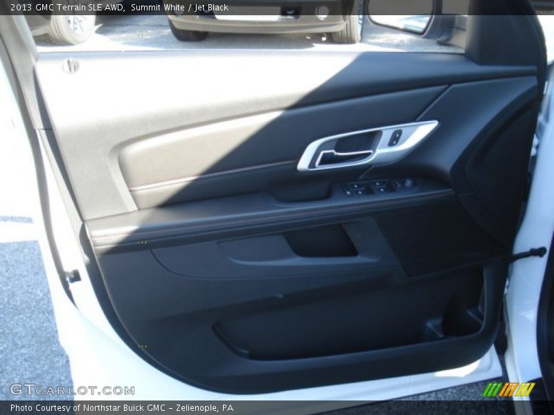 Summit White / Jet Black 2013 GMC Terrain SLE AWD