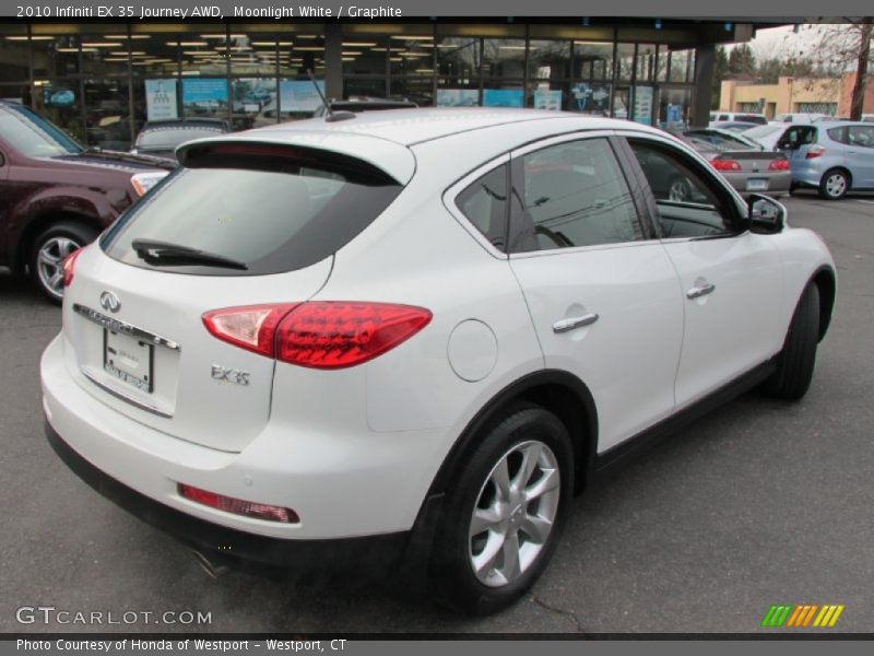 Moonlight White / Graphite 2010 Infiniti EX 35 Journey AWD