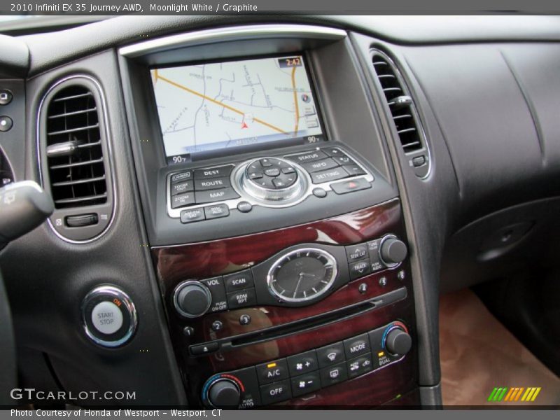 Moonlight White / Graphite 2010 Infiniti EX 35 Journey AWD