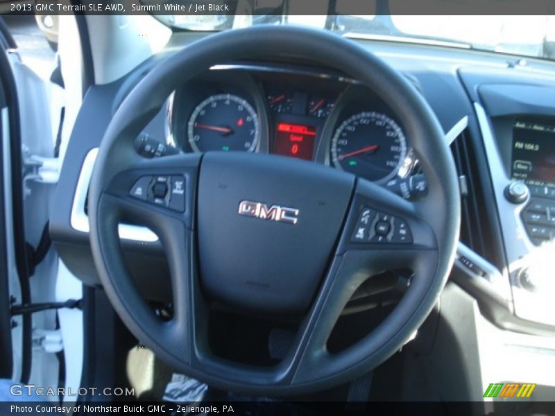Summit White / Jet Black 2013 GMC Terrain SLE AWD