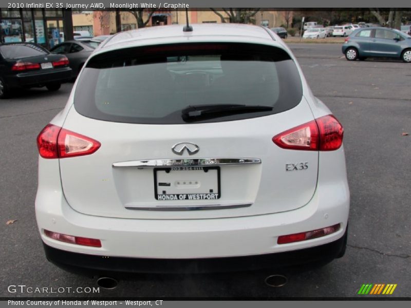 Moonlight White / Graphite 2010 Infiniti EX 35 Journey AWD
