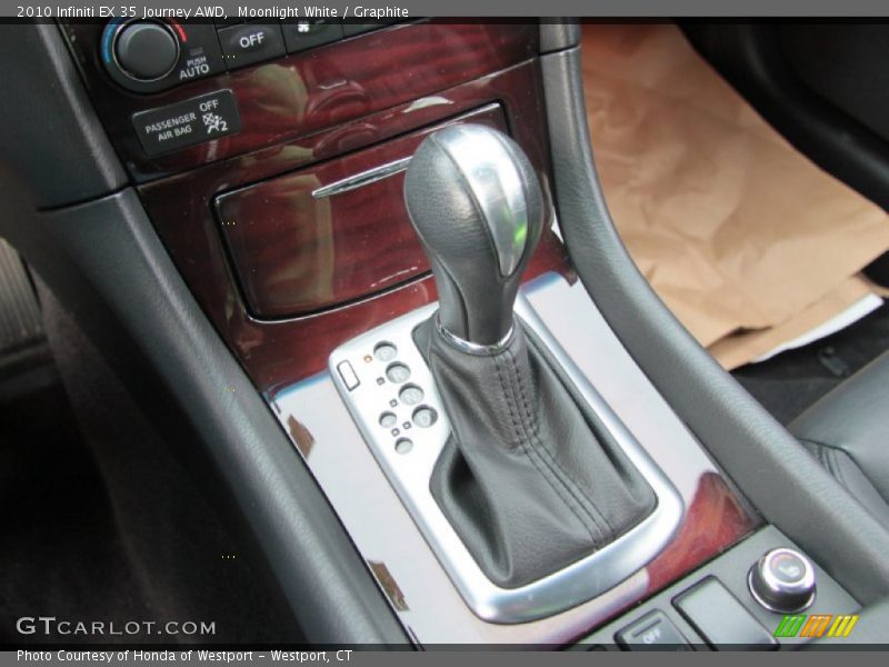 Moonlight White / Graphite 2010 Infiniti EX 35 Journey AWD