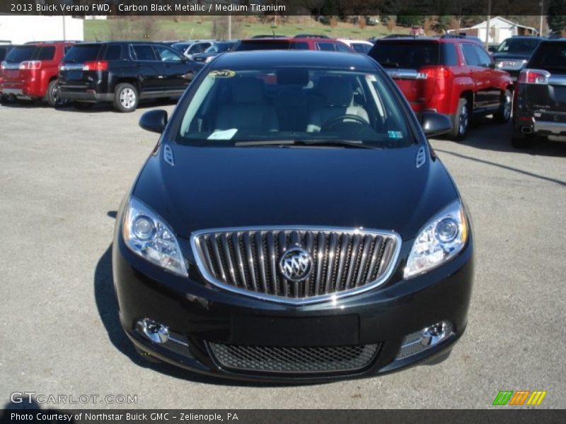 Carbon Black Metallic / Medium Titanium 2013 Buick Verano FWD