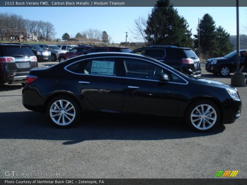 Carbon Black Metallic / Medium Titanium 2013 Buick Verano FWD