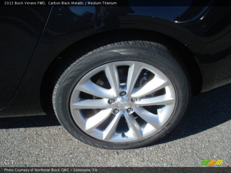 Carbon Black Metallic / Medium Titanium 2013 Buick Verano FWD