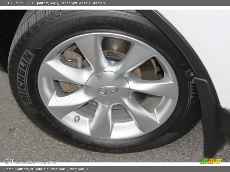 Moonlight White / Graphite 2010 Infiniti EX 35 Journey AWD