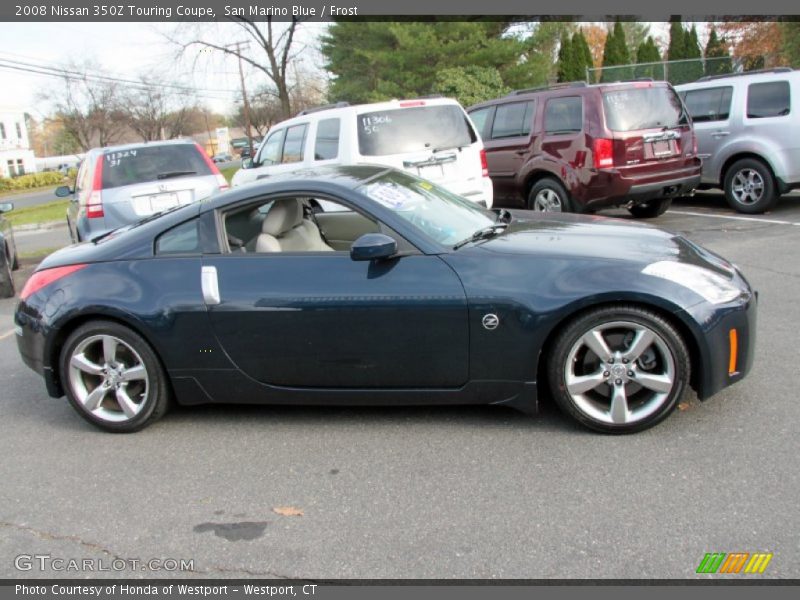  2008 350Z Touring Coupe San Marino Blue