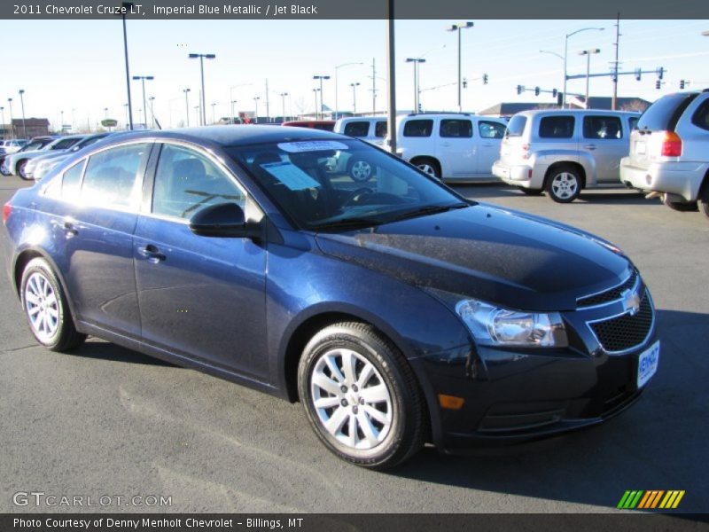 Imperial Blue Metallic / Jet Black 2011 Chevrolet Cruze LT