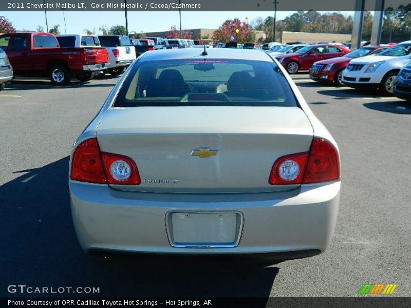 Gold Mist Metallic / Cocoa/Cashmere 2011 Chevrolet Malibu LT