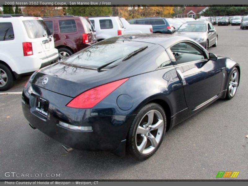  2008 350Z Touring Coupe San Marino Blue