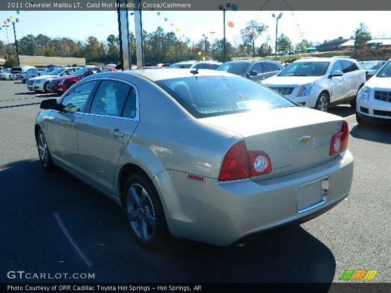 Gold Mist Metallic / Cocoa/Cashmere 2011 Chevrolet Malibu LT