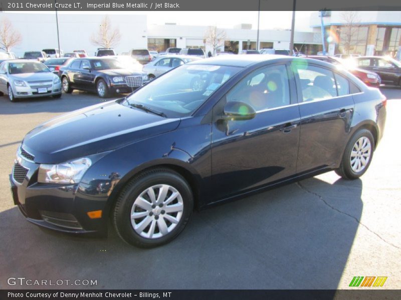 Imperial Blue Metallic / Jet Black 2011 Chevrolet Cruze LT