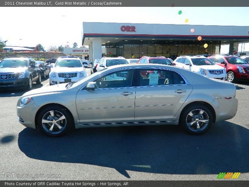Gold Mist Metallic / Cocoa/Cashmere 2011 Chevrolet Malibu LT