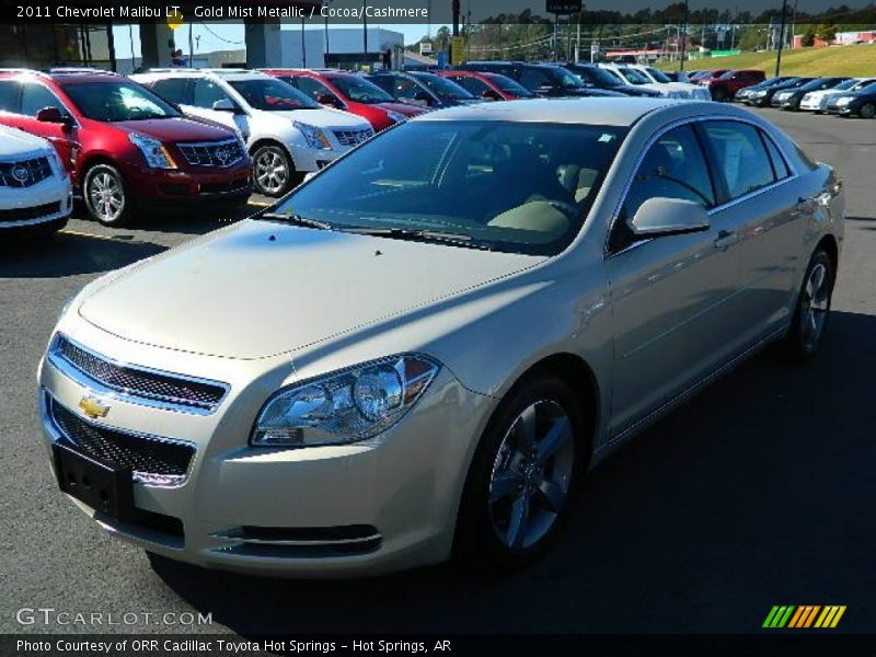 Gold Mist Metallic / Cocoa/Cashmere 2011 Chevrolet Malibu LT