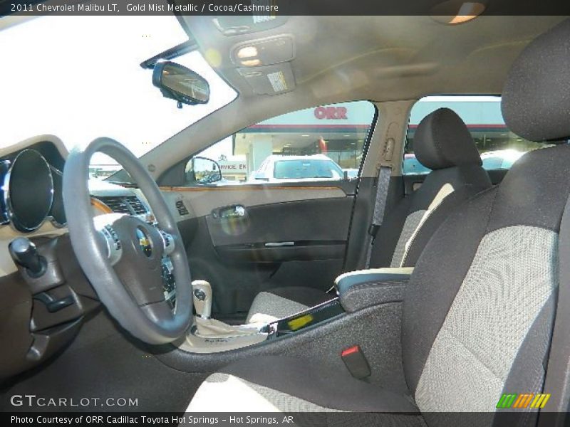 Gold Mist Metallic / Cocoa/Cashmere 2011 Chevrolet Malibu LT