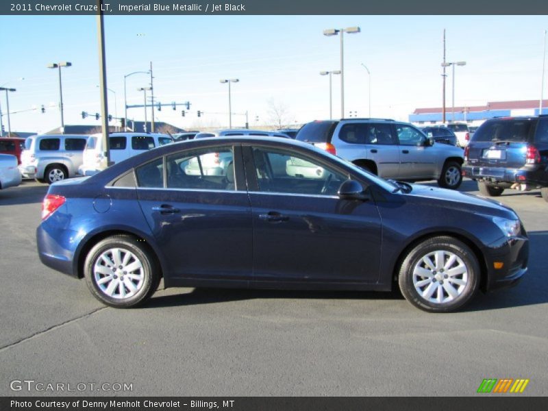 Imperial Blue Metallic / Jet Black 2011 Chevrolet Cruze LT