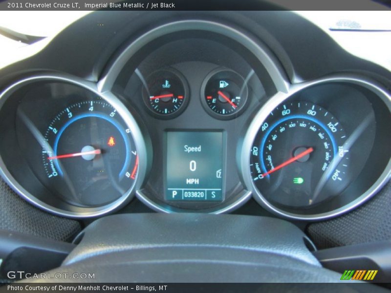 Imperial Blue Metallic / Jet Black 2011 Chevrolet Cruze LT