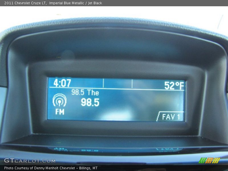 Imperial Blue Metallic / Jet Black 2011 Chevrolet Cruze LT