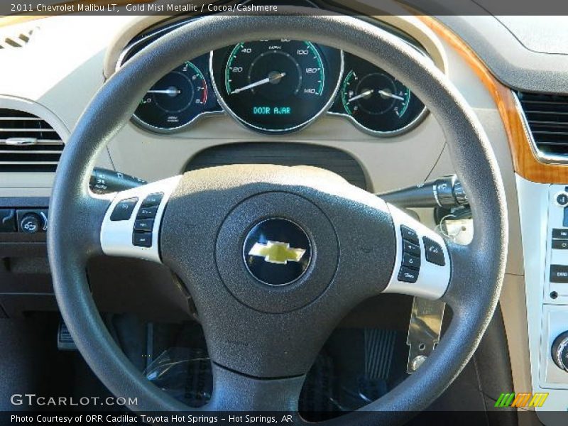 Gold Mist Metallic / Cocoa/Cashmere 2011 Chevrolet Malibu LT