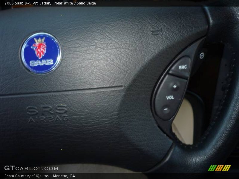Polar White / Sand Beige 2005 Saab 9-5 Arc Sedan