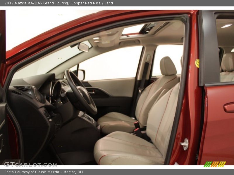 Copper Red Mica / Sand 2012 Mazda MAZDA5 Grand Touring