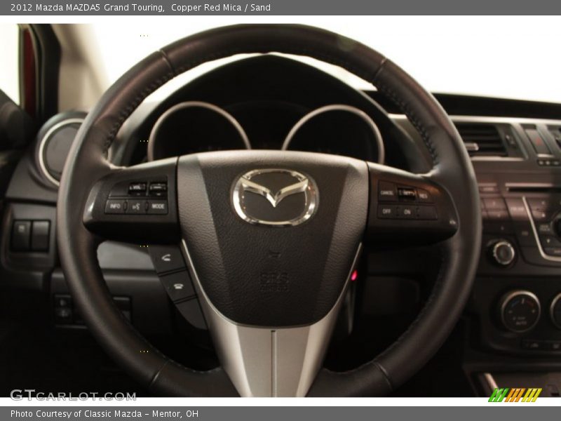  2012 MAZDA5 Grand Touring Steering Wheel