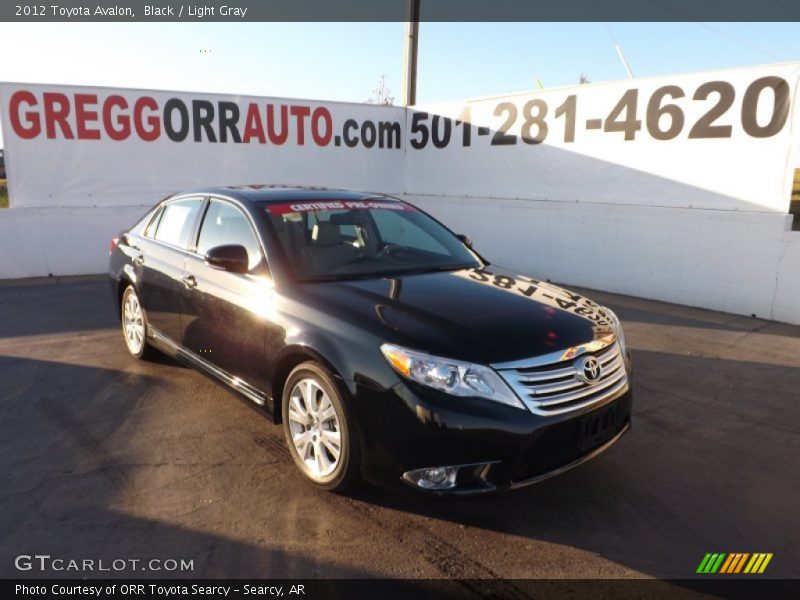 Black / Light Gray 2012 Toyota Avalon