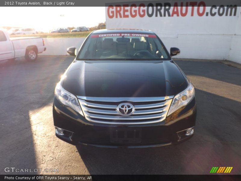 Black / Light Gray 2012 Toyota Avalon