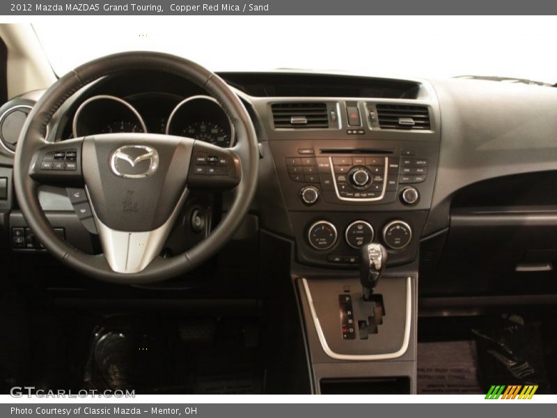 Dashboard of 2012 MAZDA5 Grand Touring