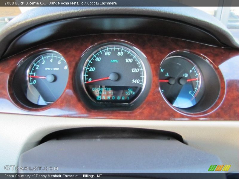 Dark Mocha Metallic / Cocoa/Cashmere 2008 Buick Lucerne CX